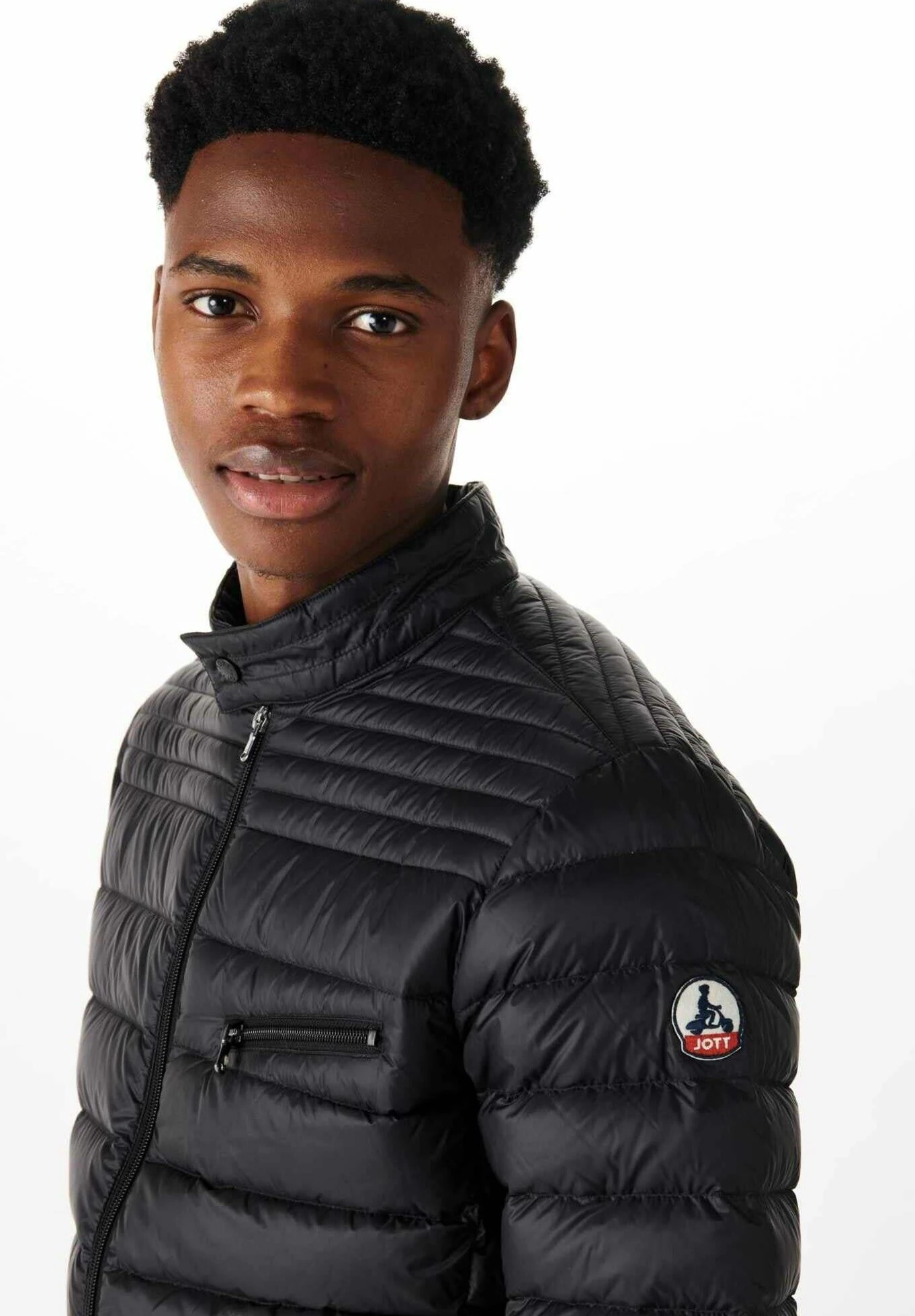 JOTT David - Gewatteerde Jas - Noir 3 JOTT David - Gewatteerde Jas - Noir - Afbeelding 3