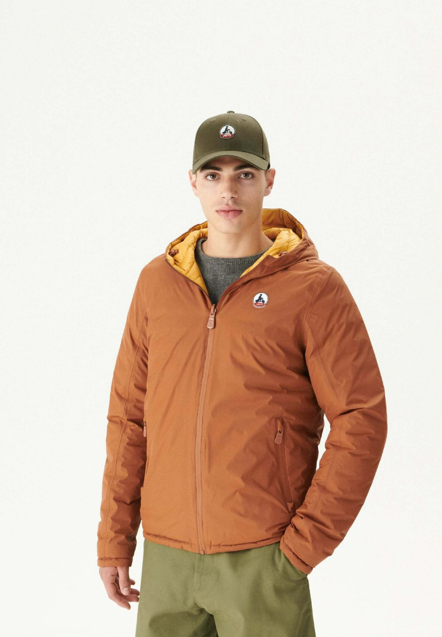 JOTT Bergen - Gewatteerde Jas - Marron 1 JOTT Bergen - Gewatteerde Jas - Marron