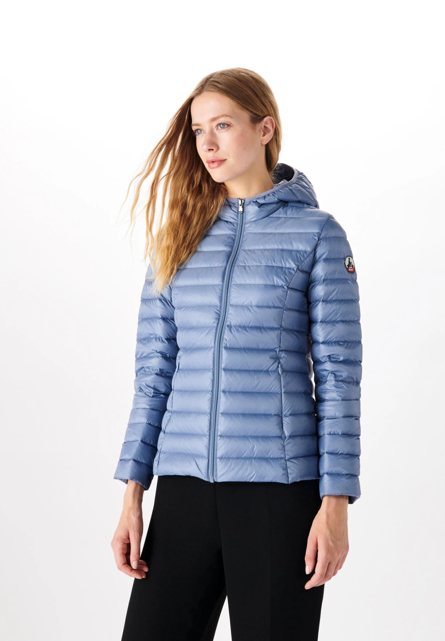 JOTT Cloe - Gewatteerde Jas - Bleu 1 JOTT Cloe - Gewatteerde Jas - Bleu