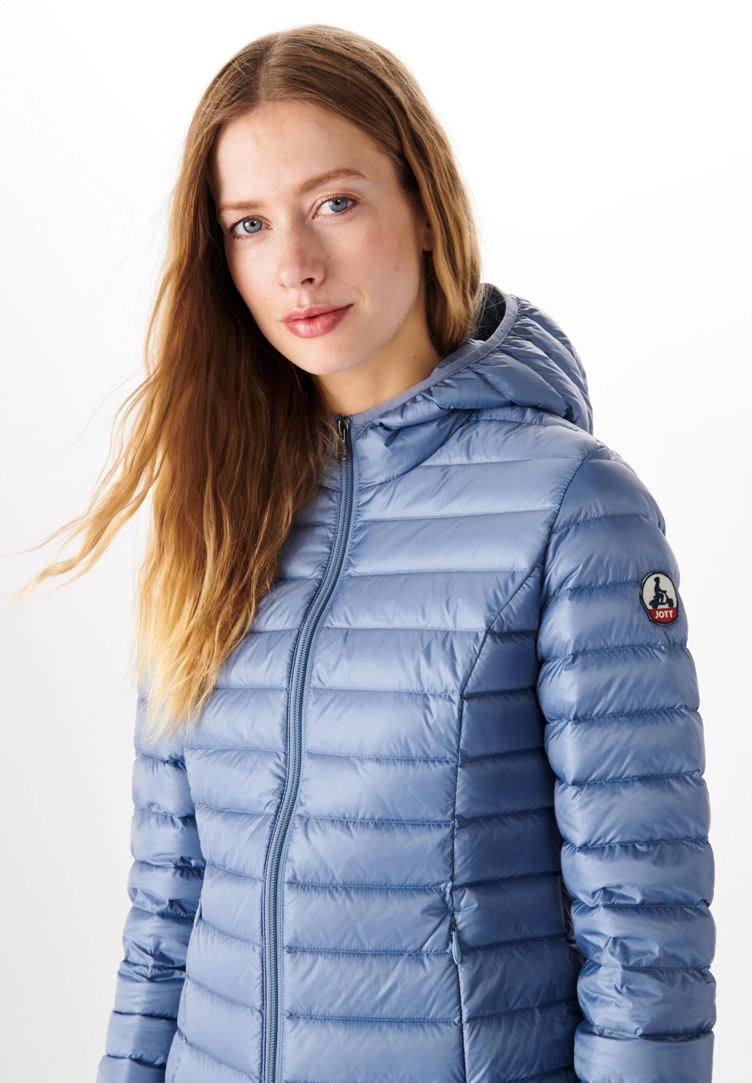 JOTT Cloe - Gewatteerde Jas - Bleu 4 JOTT Cloe - Gewatteerde Jas - Bleu - Afbeelding 4